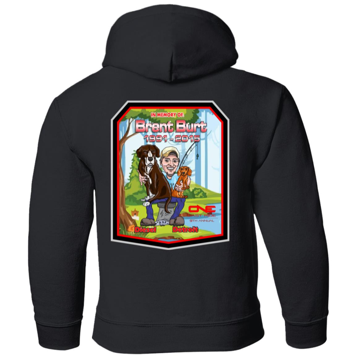 One Last Ride Youth Pullover Hoodie