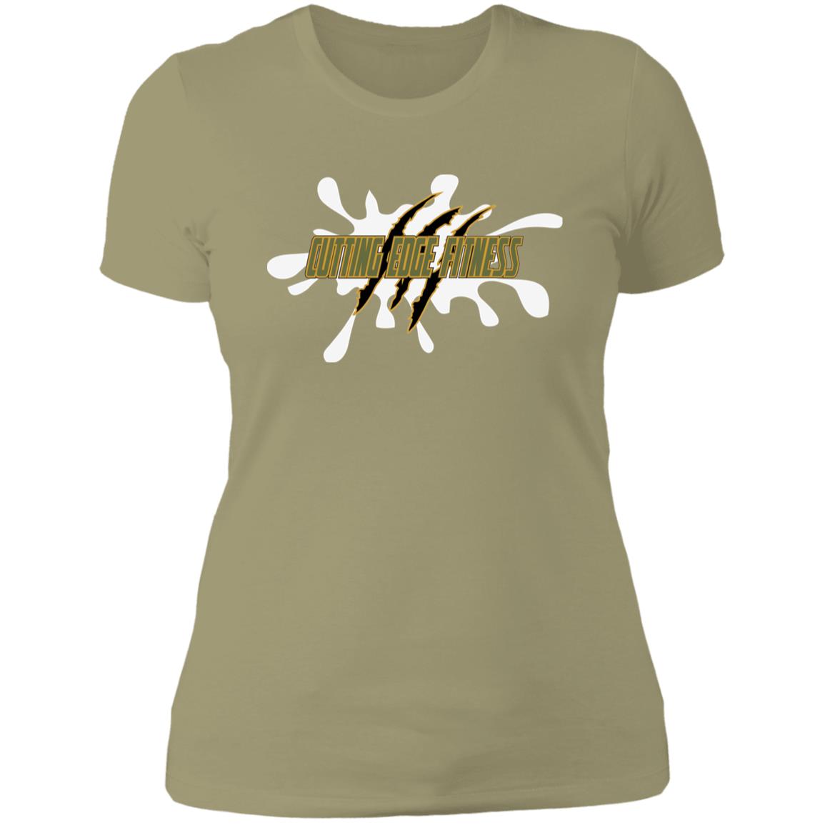 Women's T-Shirt CEF White Splash, Green, Gold, Black Logo