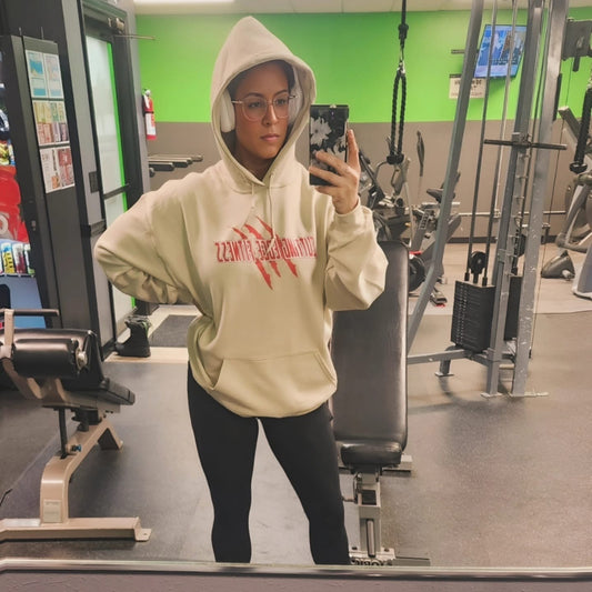 REGULAR FIT: Red CEF Men’s Pullover Hoodie