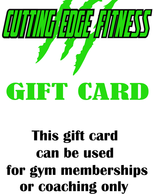 Membership Or Coaching Gift Card